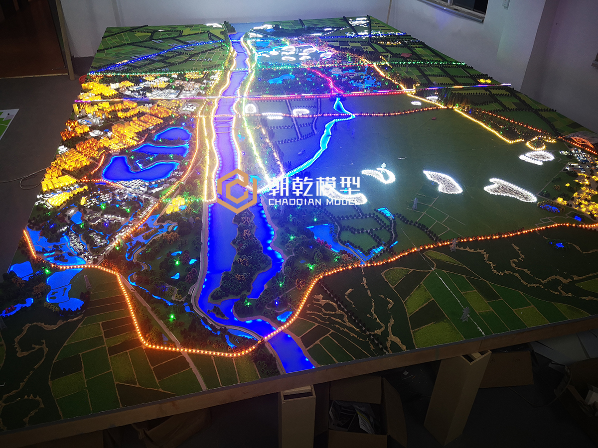 張掖市黑河森林公園規劃沙盤